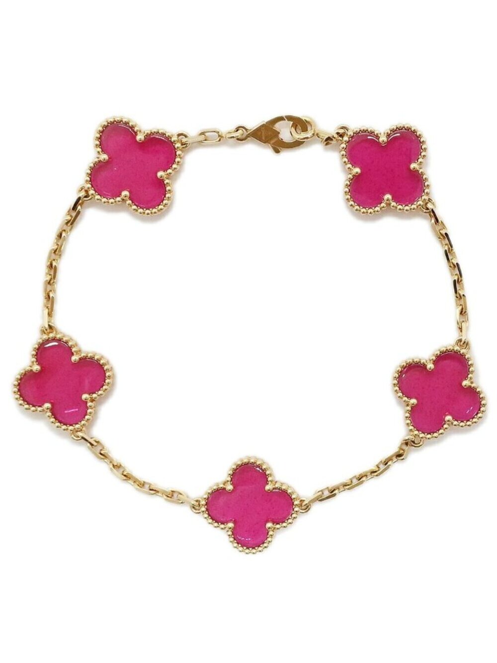 Van Cleef & Arpels Cleef&apels Vintage Alhambra Bracelet Enamel